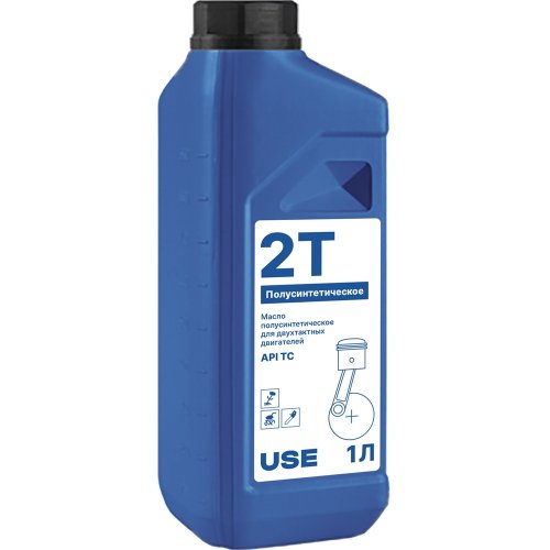 Масло USE 2-х тактное полусинтетика API TC 1 л     USE-30016