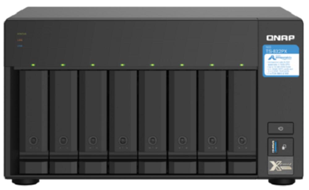 Сетевое хранилище  QNAP TS-832PX-4G