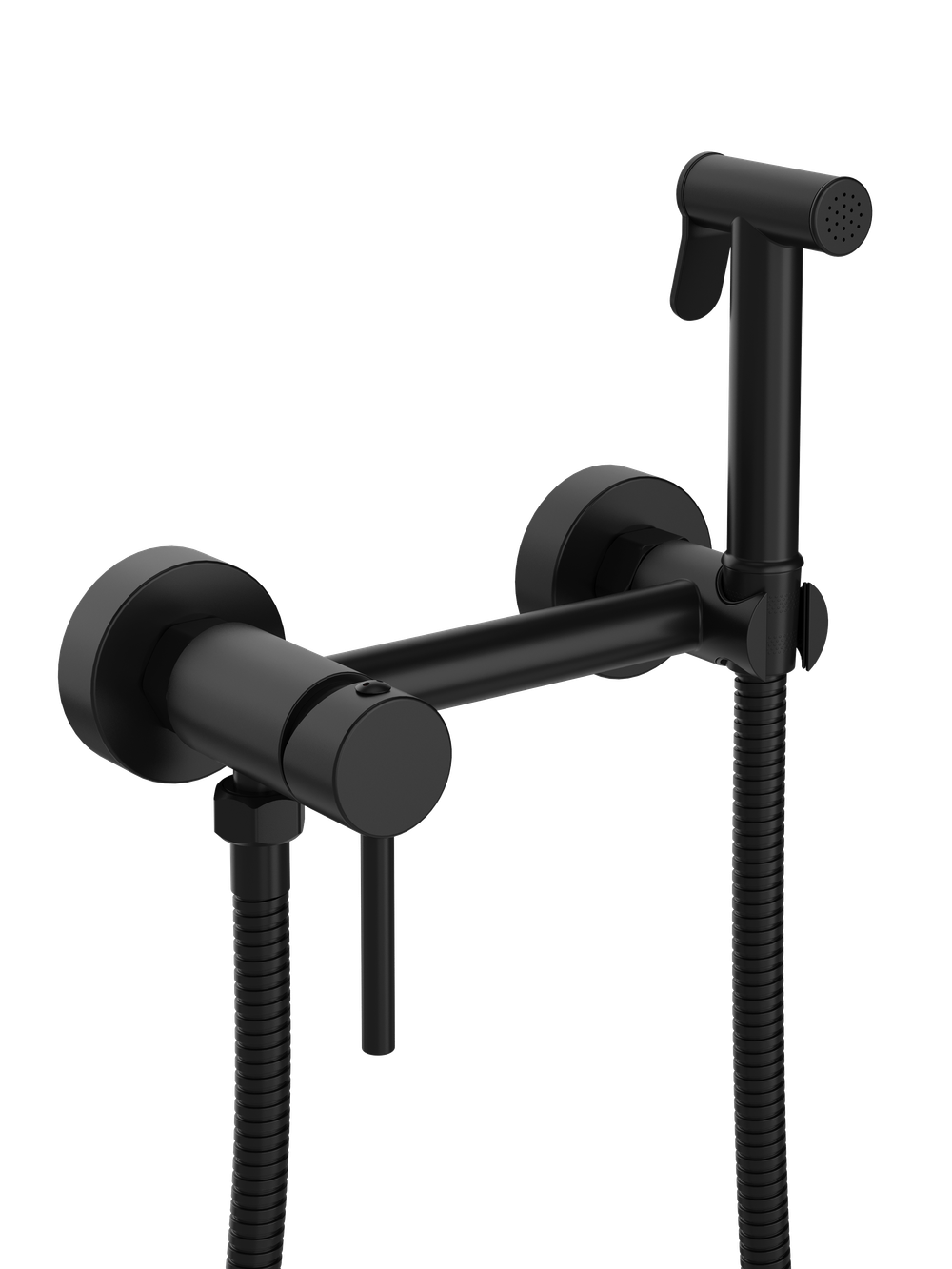 Гигиенический душ STWORKI Эстерсунд S31155BK со смесителем, матовый черный