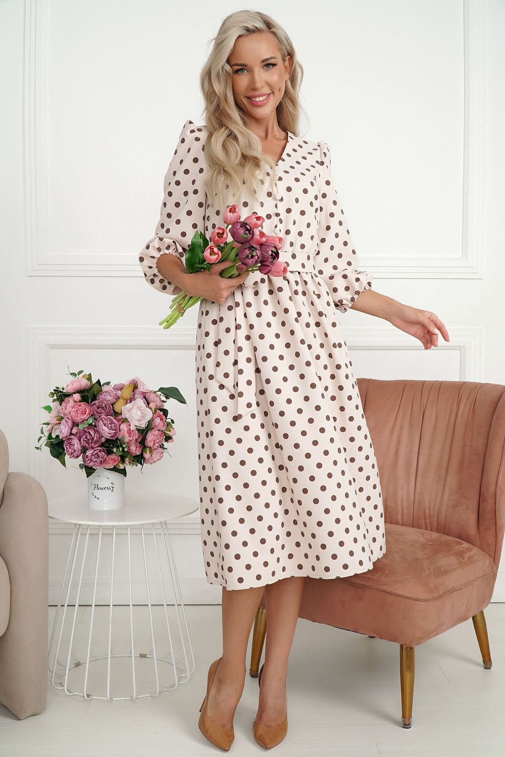 Платье Розетта (бежевое) П14113-45М LT Collection