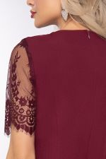 Платье "Кружевная страсть" (бордо) П7987 LT Collection