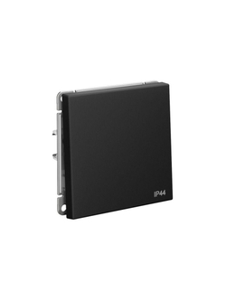 Переключатель 1-кл. ArtGallery IP44 10AX механизм карбон SE GAL441061