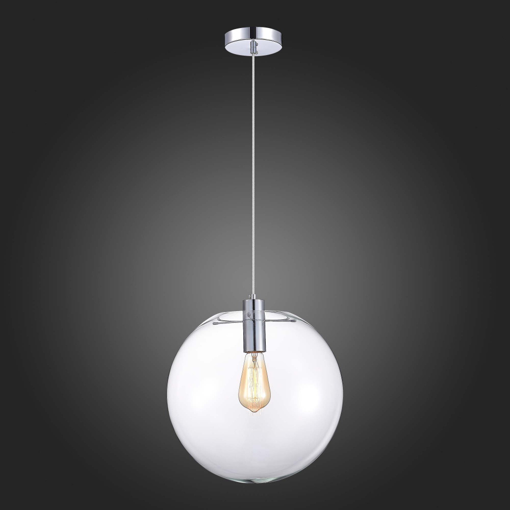 SL1056.133.01 Подвес ST-Luce Хром/Прозрачный E27 1*60W