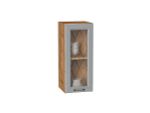 Шкаф верхний с 1-ой остекленной дверцей Ницца