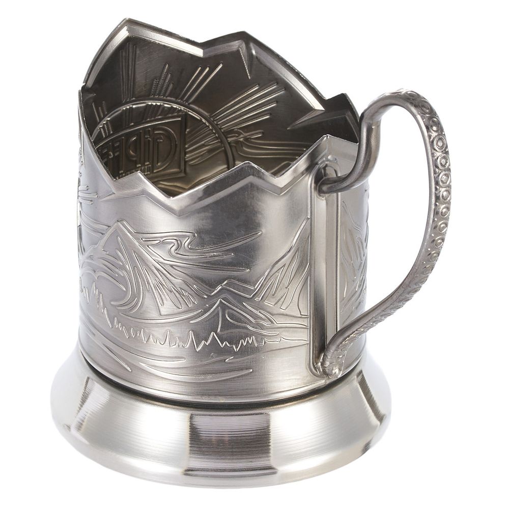 Подстаканник Gipfel 52563 с хрустальным стаканом 250 мл