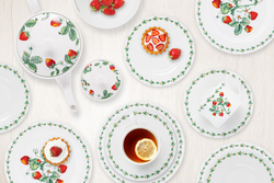 Чайный сервиз 14 предметов на 6 персон Anna Lafarg Midori Земляничная поляна