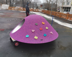 Резиновая фигура «Геохолм с тоннелем и зацепами»
