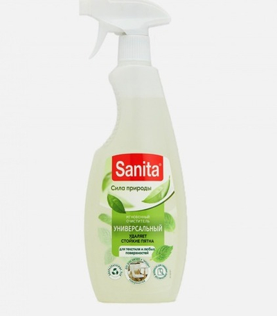 Средство чистящее мгновенный очиститель универсальное «SANITA» спрей, Сила природы, 500мл