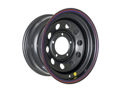 Диск усиленный УАЗ стальной черный 5x139,7 8xR15 d110 ET-19 1580-53910BL-19