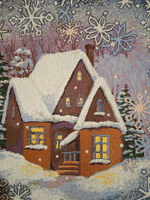 Набор декоративных гобеленовых чехлов Метелица 2 38*38 3 шт