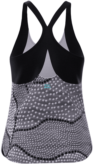 Майка женская Bidi Badu Protected Leafs, арт. W1580001-BKWH