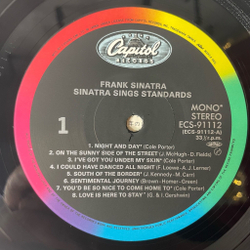 Винтажная виниловая пластинка LP Frank Sinatra Sings Standards (Japan 1985) (Obi) My Funny Valentine