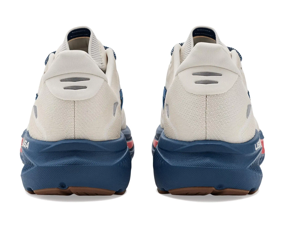 Кроссовки для бега Brooks Ghost 18 - Coconut/Red/Blue