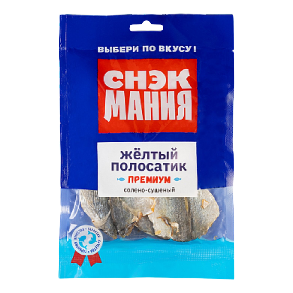 Желтый полосатик ''СнэкМания'' 70г