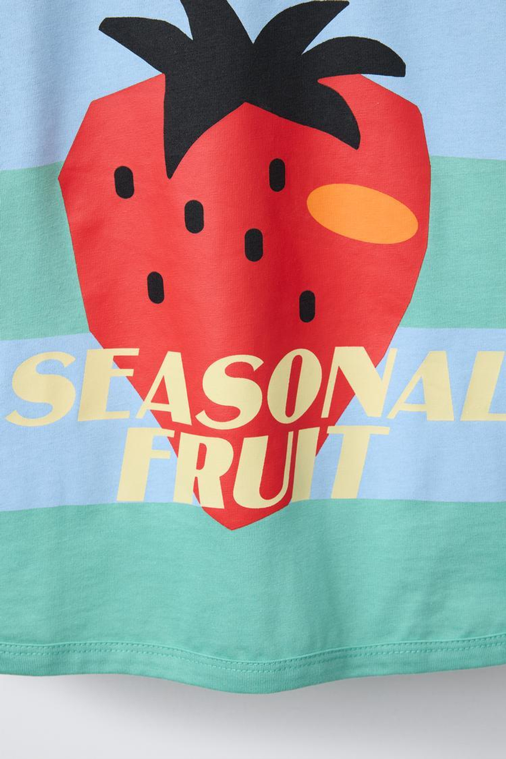 ZARA ФУТБОЛКА В ПОЛОСКУ BOBBY SMALL ©, ЗЕЛЕНЫЙ