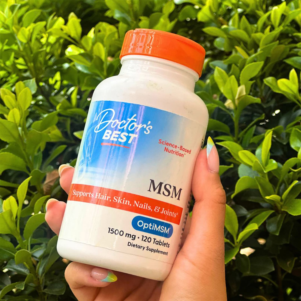 Doctor's Best, МСМ с OptiMSM, 1500 мг, 120 таблеток