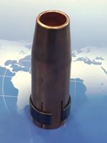 345P012117 345Р012117 Сопло газовое коническое Ø 12,5 мм., для сварочных горелок полуавтоматической сварки MIG/MAG (TBi 3G);