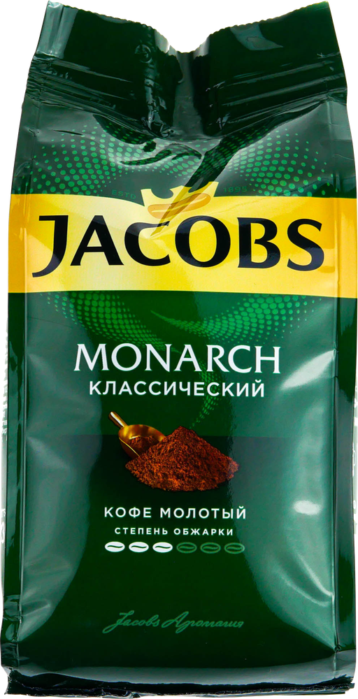 Кофе молотый Jacobs Monarch классический 230 г