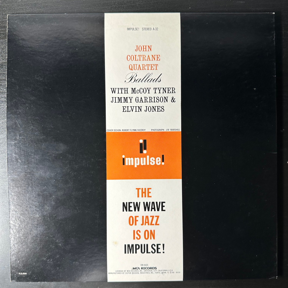 John Coltrane Quartet ‎– Ballads (Япония 1980г.)