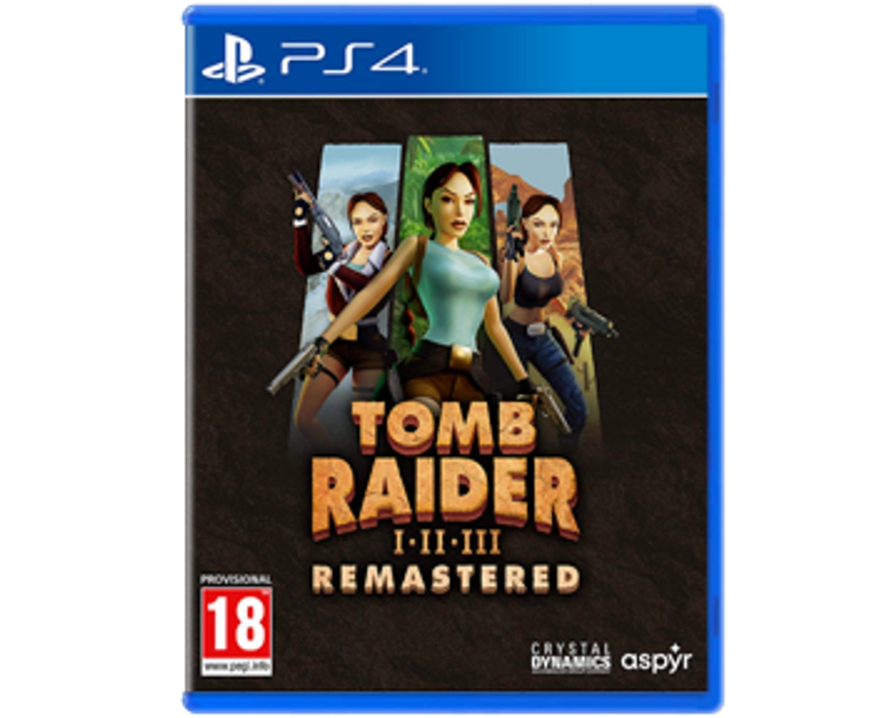 Tomb Raider I-II-III (1,2,3) Remastered (PS4) NEW