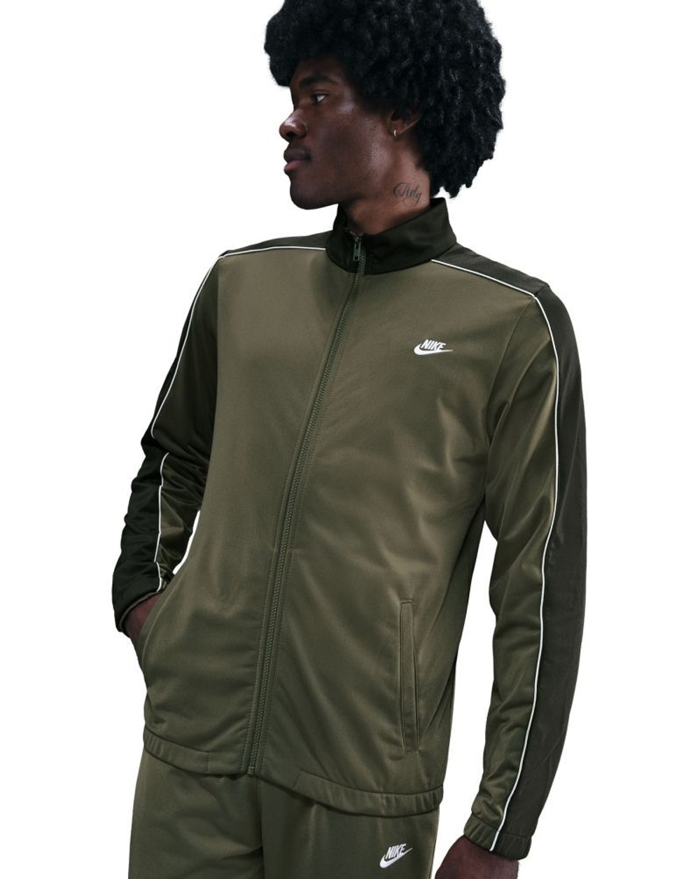 Men's Спортивный костюм Nike Sportswear Club - medium olive/sequoia/sail