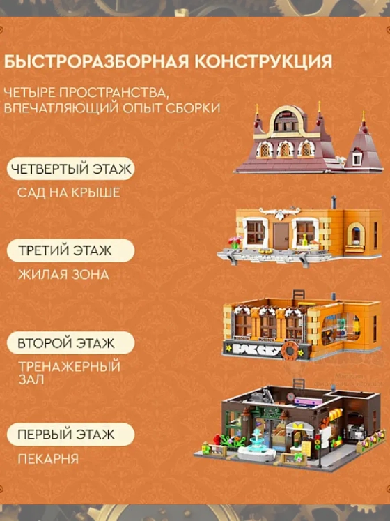 3Д Конструктор Пекарня