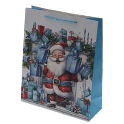 GAEM Пакет подарочный (бумага 210г/м2, блок 12шт), L26 W10 H32 см, 4в.