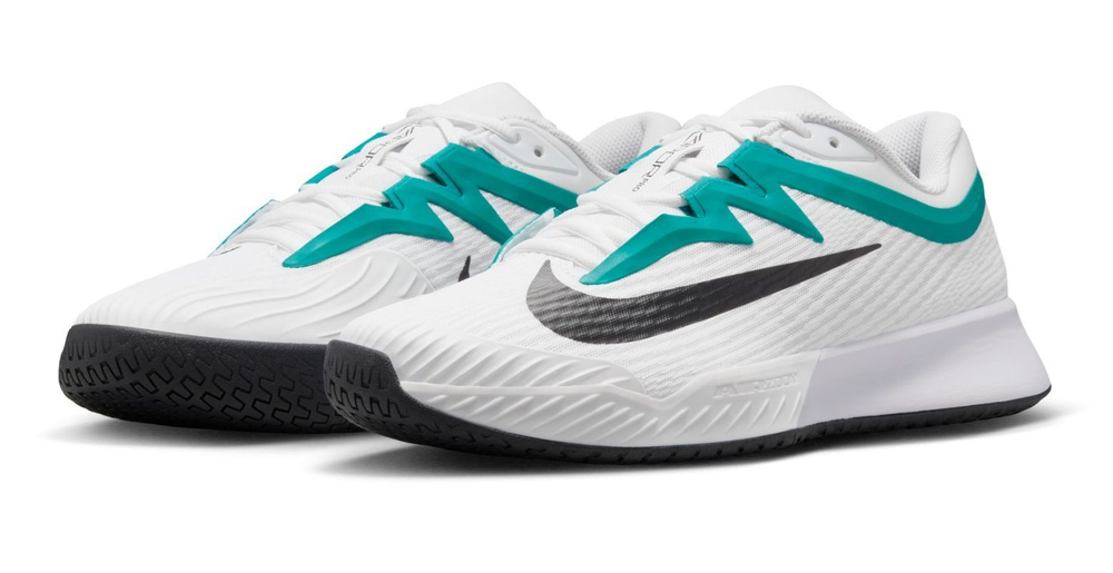 Мужские кроссовки теннисные Nike Zoom Vapor Pro 3 - white/black/radiant emerald