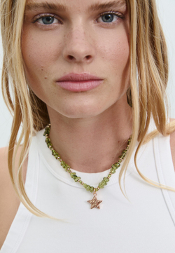 STRADIVARIUS Набор из 2 ожерелий с подвесками, золотой