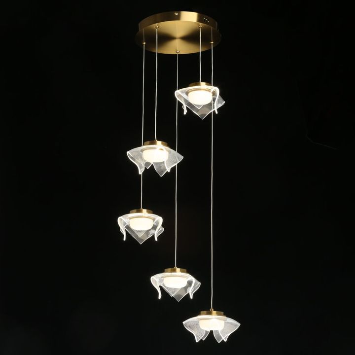 Подвесная светодиодная люстра De Markt Ауксис 7 722012205