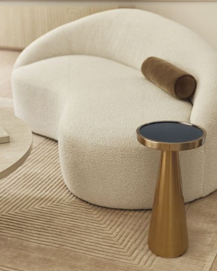 Золотистый придиванный столик “Ридж”