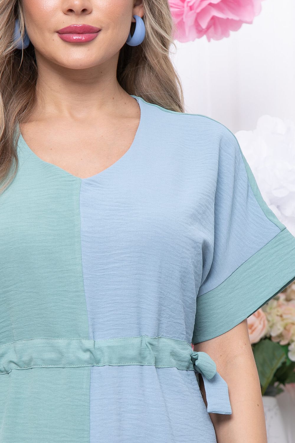 Платье "Фестия" (фисташка/голубой) П5756 LT Collection