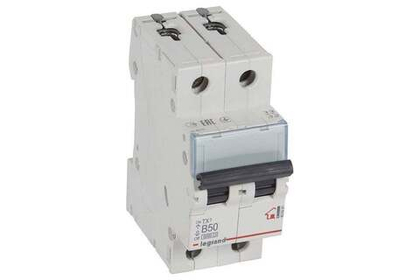 Автоматический выключатель B50A 2П 6000/10kA Tx3 Legrand
