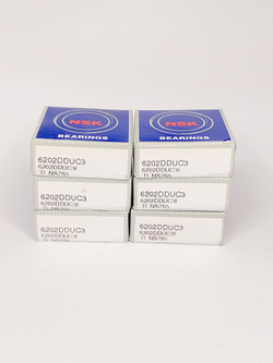 Подшипник NSK 6202DDUC3E 15х35х11 мм к-т 2 шт.
