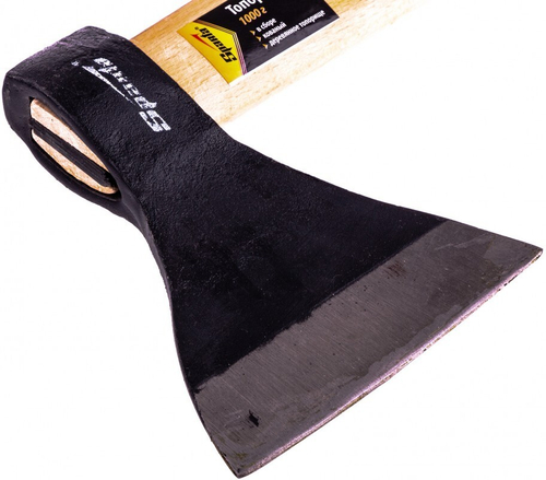 Топор 1000г, в сборе, кованый, деревянное топорище, Sparta, 21615