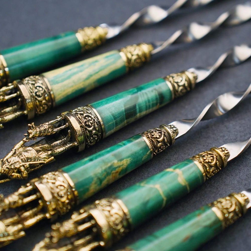 Эксклюзивный набор шампуров "Пограничник"