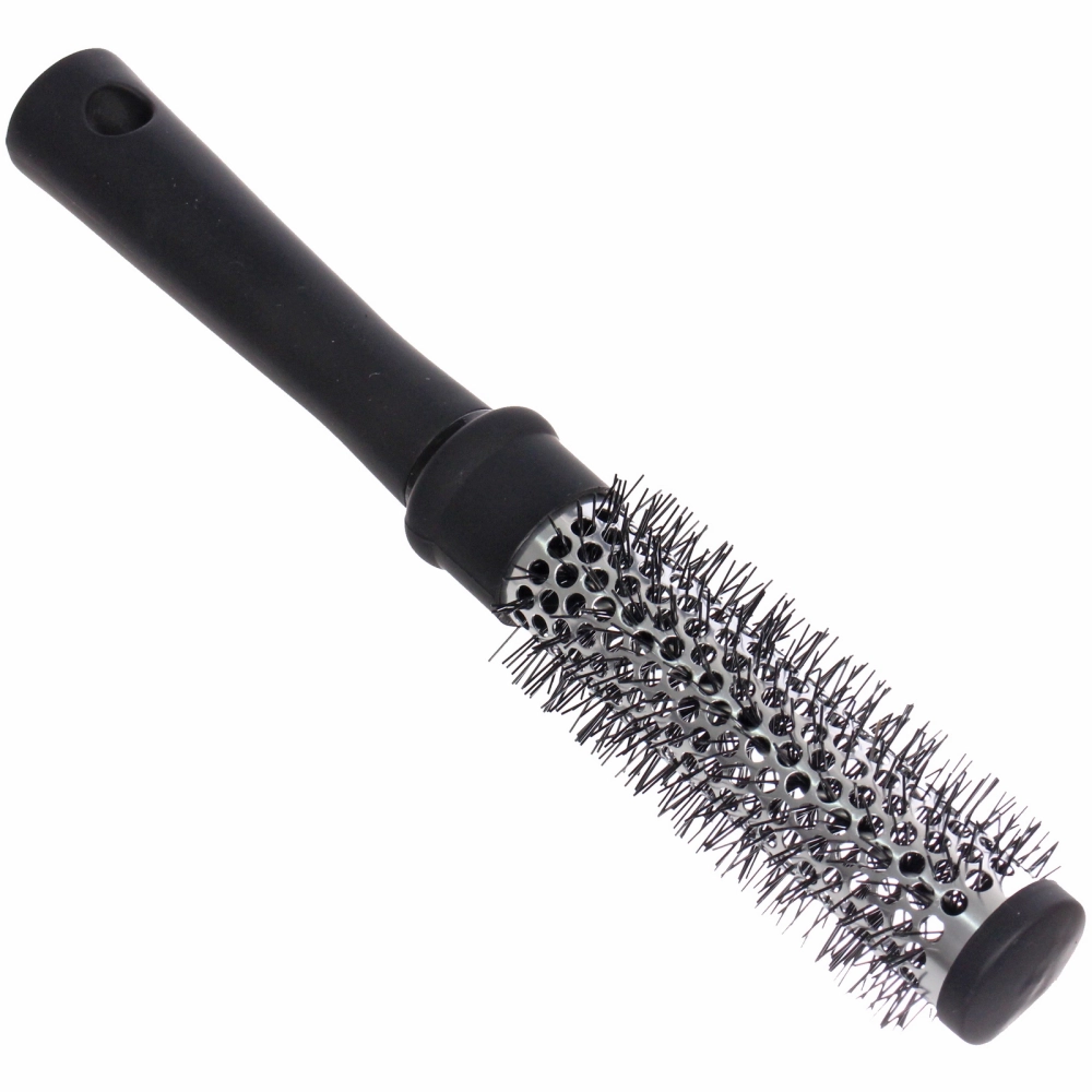 Расческа массажная брашинг «СЕКРЕТ ТВОЕЙ КРАСОТЫ», цвет черный, матовое покрытие, 2.5*22см