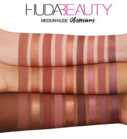 HUDA BEAUTY Obsessions Nude Medium палетка теней