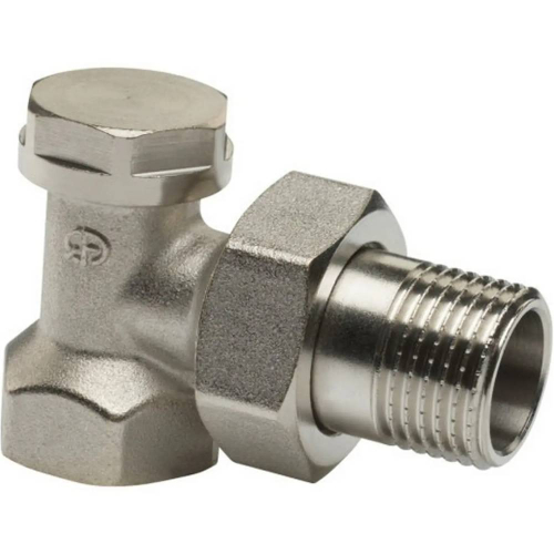 Клапан запорный для радиатора Aqualink 02601 угловой 1/2 дюйма