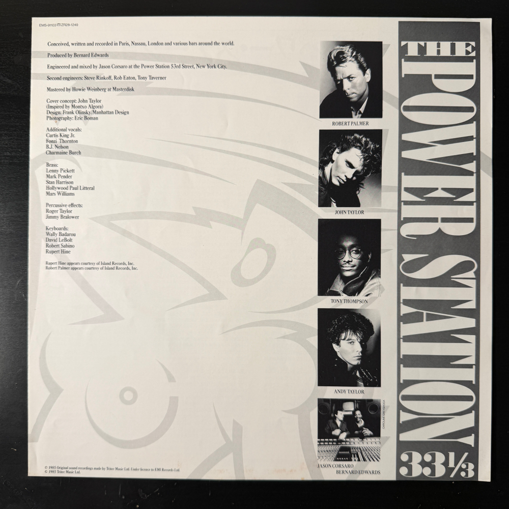 The Power Station – The Power Station (Япония 1985г.)