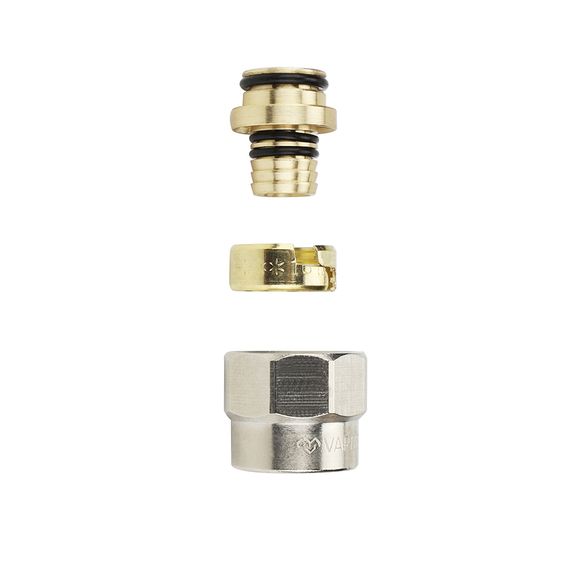 Фитинг коллекторный Varmega 1/2 16*2,0 евроконус для пласт трубы 38983