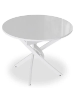 Стол кухонный обеденный круглый раздвижной 100х100х75 см