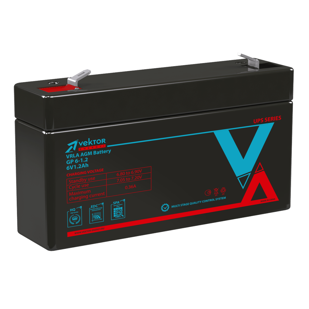 Аккумулятор  VEKTOR ENERGY GP 6-1,3