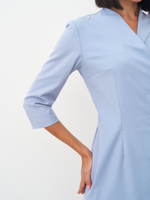 Халат женский м184 Либерти комфорт голубой034