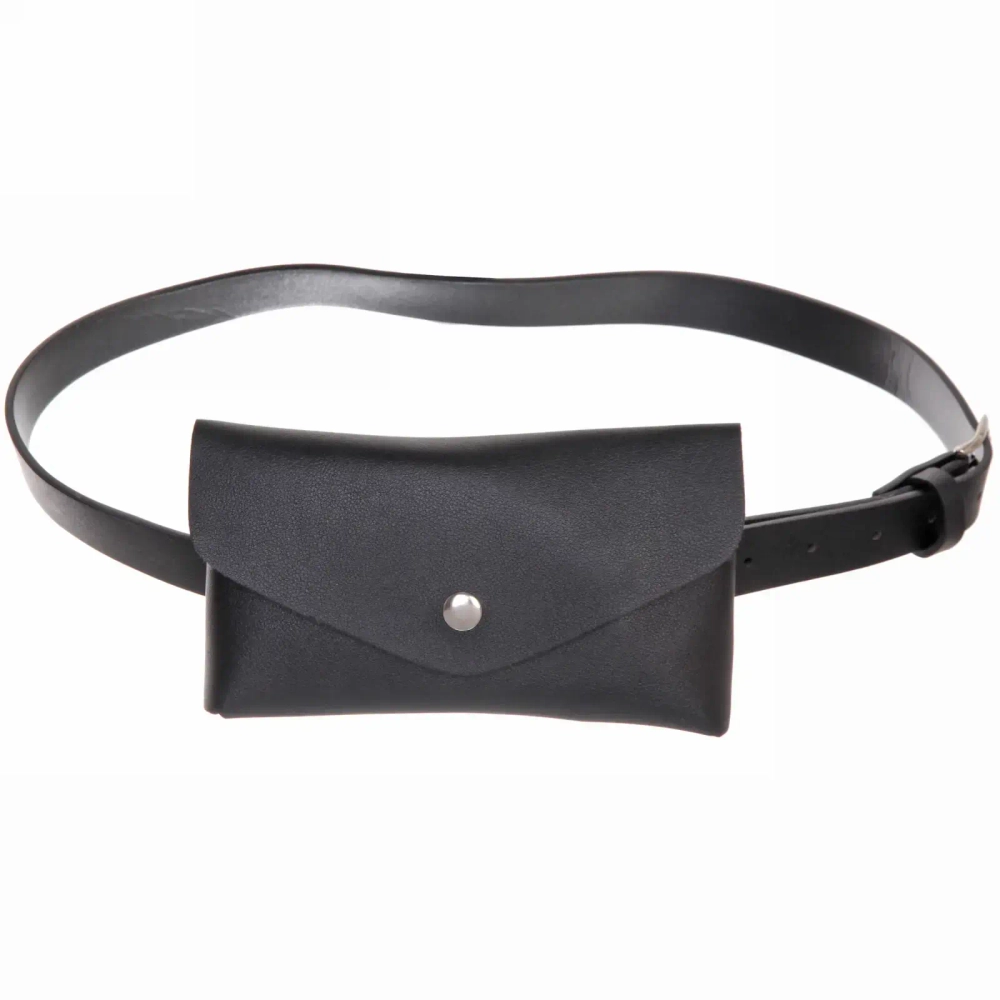 Сумка поясная «Street Fashion - Pop», цвет черный, 17.5*11*105см