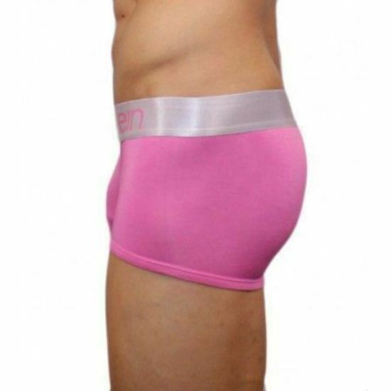 Мужские трусы боксеры розовые из модала Calvin Klein Boxer