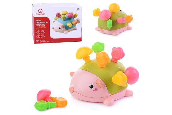 Сортер "Ёжик с грибочками" в коробке