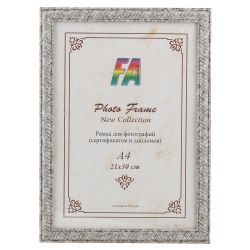 FA пластик Карат серебро 21х30