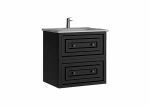 Тумба с раковиной Creavit Kayra 60 KY0060.42.MAN + SU060-00CB00E-0000 антрацит
