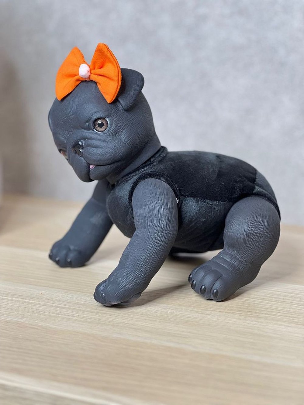 Игрушка мягконабивная 35см AniReal Бульдог (60101)